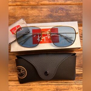 Ray-Ban Gold Frame Sunglasses